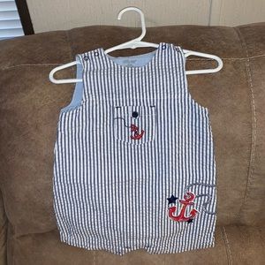 Little Me Striped Jon Jon